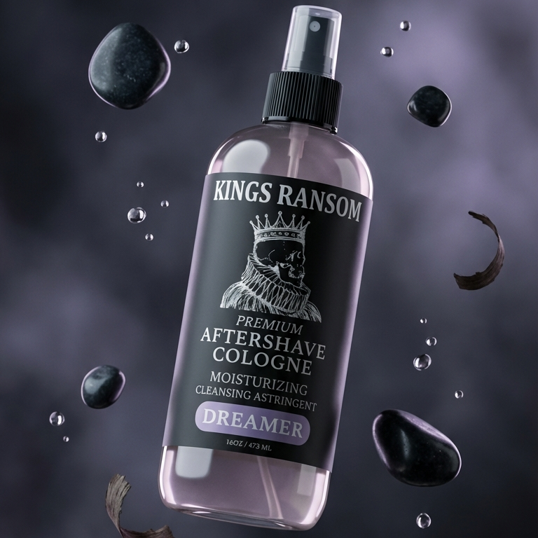 Bottle of Kings Ransom aftershave cologne dreamer